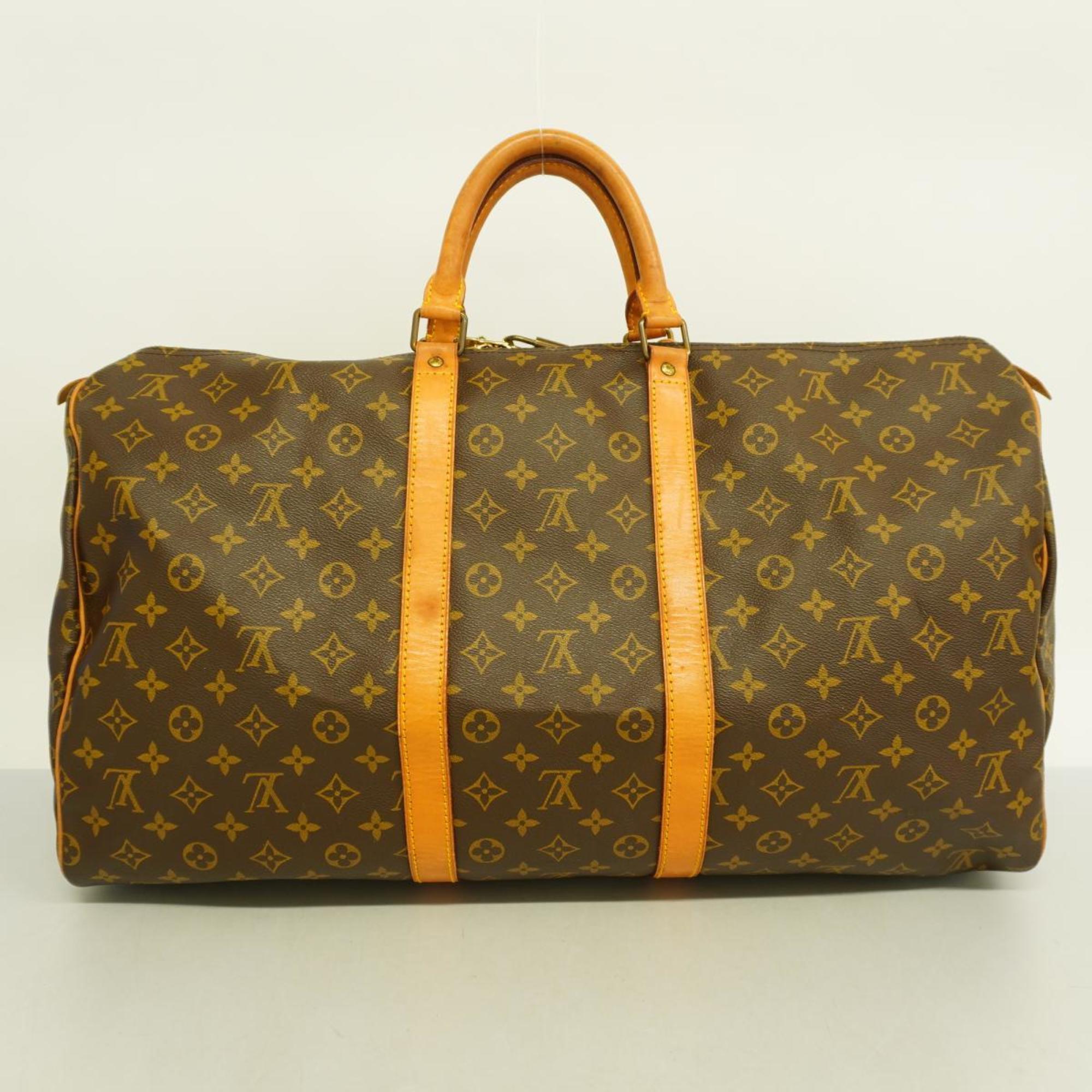 ルイ・ヴィトン(Louis Vuitton) ルイ・ヴィトン ボストンバッグ モノグラム キーポル55 M41424 ブラウンメンズ レディース |  eLADY Globazone