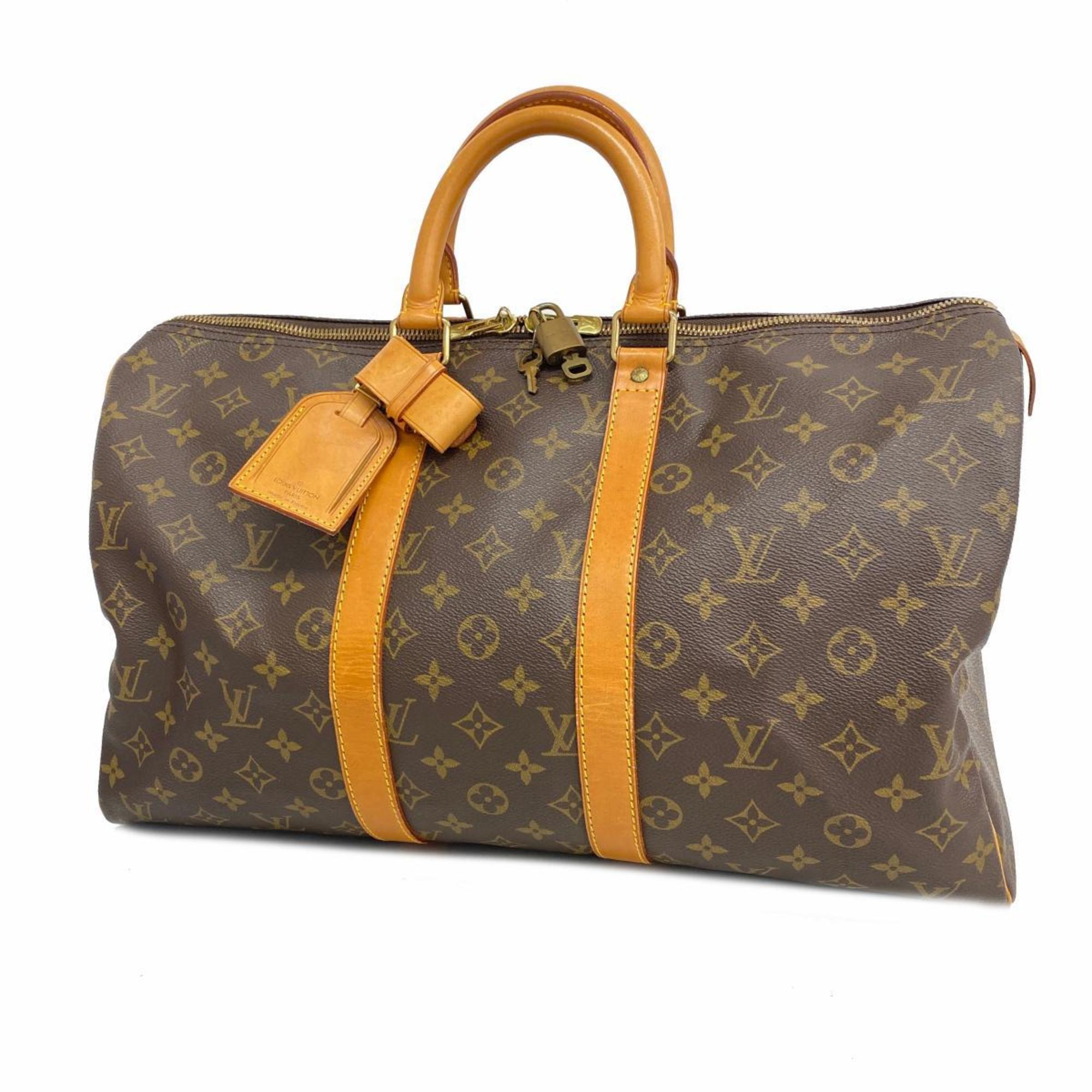 ルイ・ヴィトン(Louis Vuitton) ルイ・ヴィトン ボストンバッグ モノグラム キーポル45 M41428 ブラウンメンズ レディース |  eLADY Globazone