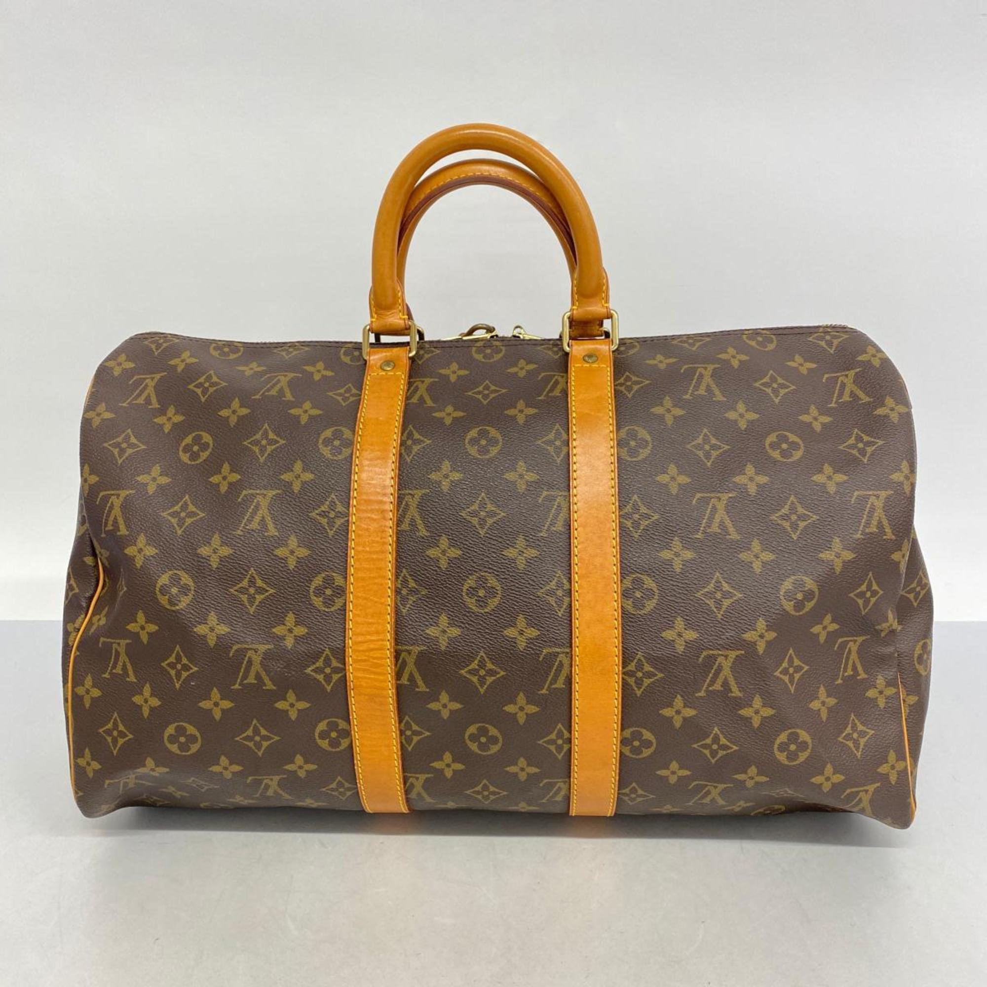 ルイ・ヴィトン(Louis Vuitton) ルイ・ヴィトン ボストンバッグ モノグラム キーポル45 M41428 ブラウンメンズ レディース |  eLADY Globazone