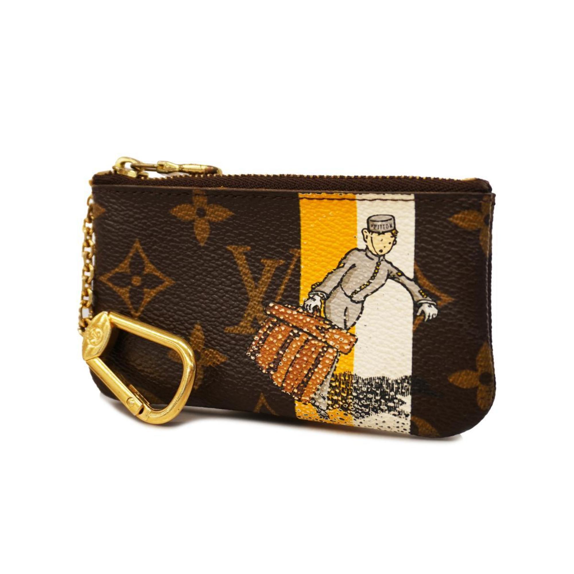 ルイ・ヴィトン(Louis Vuitton) ルイ・ヴィトン 財布・コインケース モノグラム・グルーム ポシェットクレ M60033 ブラウン  ジョーヌメンズ レディース | eLADY Globazone