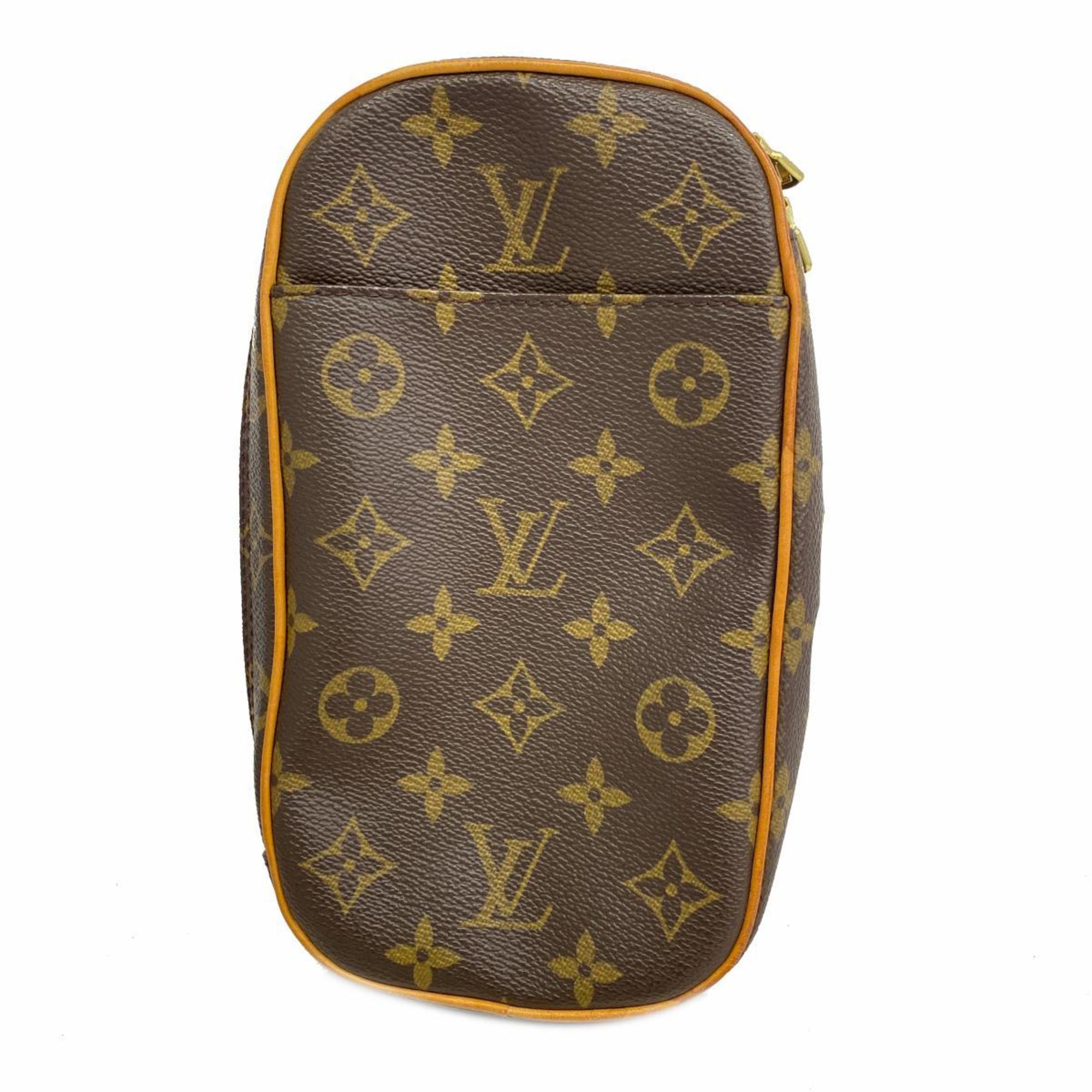 ルイ・ヴィトン(Louis Vuitton) ルイ・ヴィトン ボディバッグ モノグラム ポシェットガンジュ M51870 ブラウンメンズ レディース  | eLADY Globazone