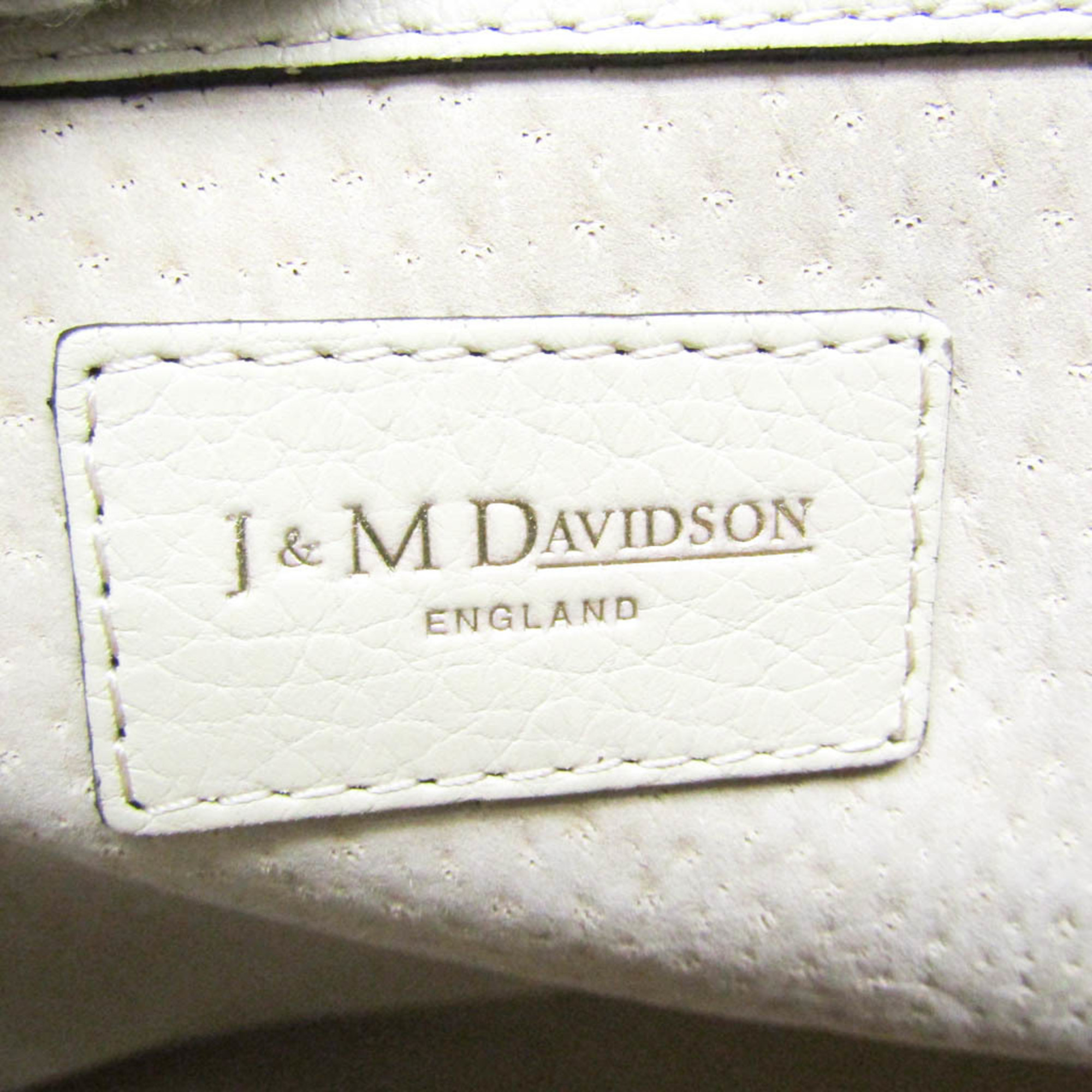 ジェイアンドエムデヴィッドソン(J&M Davidson) MIA レディース レザー ハンドバッグ クリーム