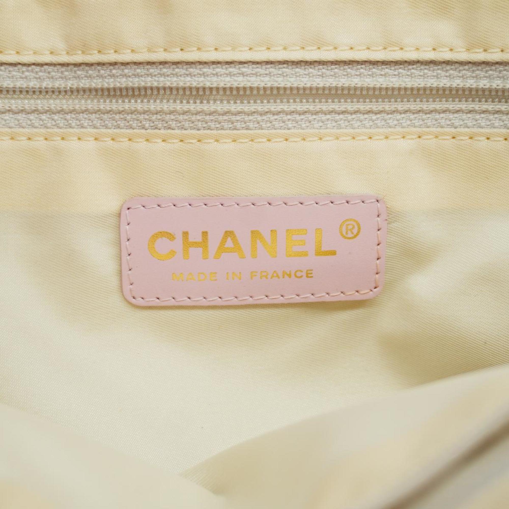 シャネル(Chanel) シャネル トートバッグ ニュートラベル ナイロン ピンク  レディース