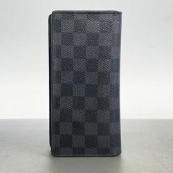 ルイ・ヴィトン(Louis Vuitton) ルイ・ヴィトン 長札入れ ダミエ ポルトフォイユブラザ N62665 ブラックメンズ