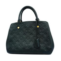 ルイ・ヴィトン(Louis Vuitton) ルイ・ヴィトン ハンドバッグ モノグラム・アンプラント モンテーニュBB M41053 ノワールレディース