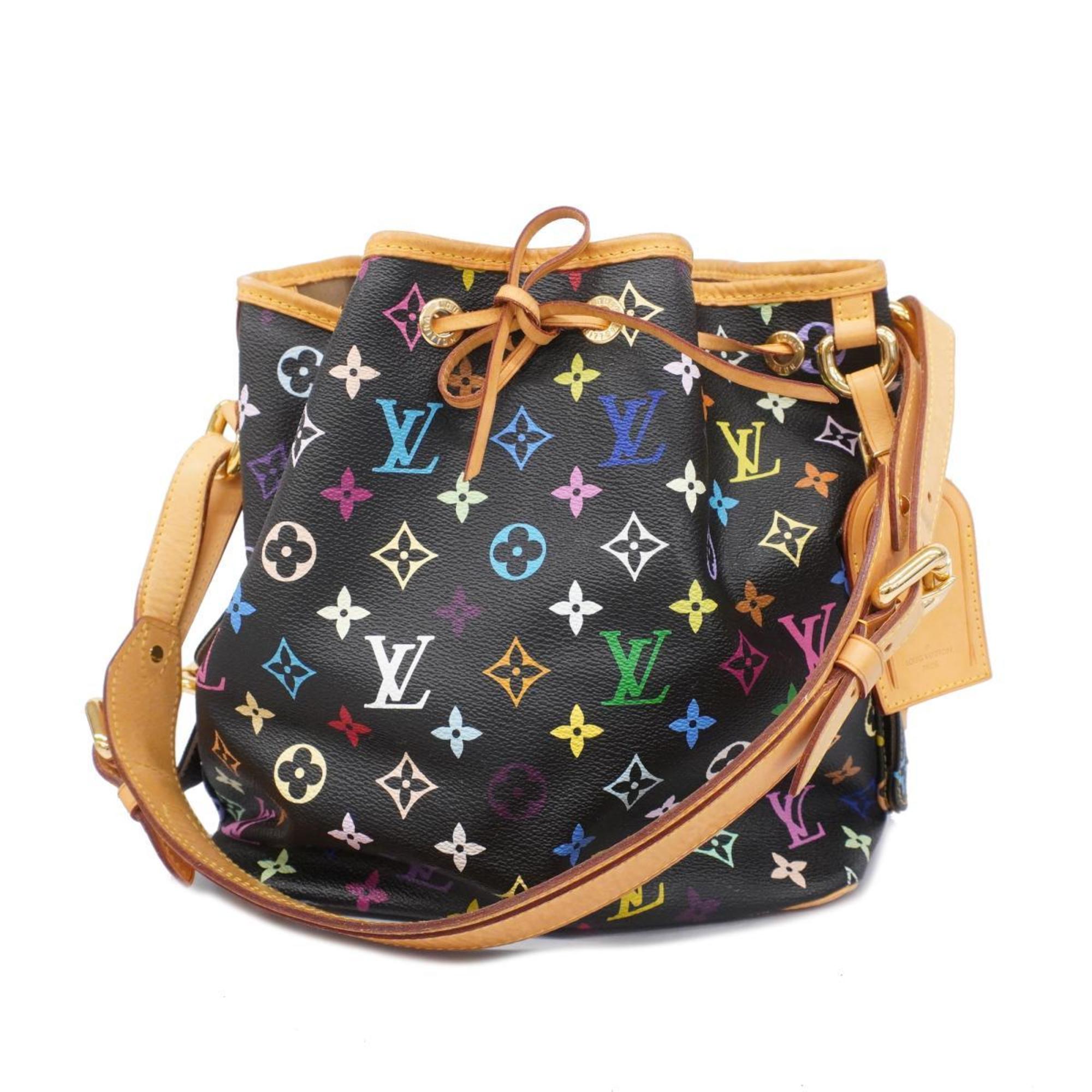 ルイ・ヴィトン(Louis Vuitton) ルイ・ヴィトン ショルダーバッグ モノグラム・マルチカラー プチノエ M42230 ノワールレディース  | eLADY Globazone