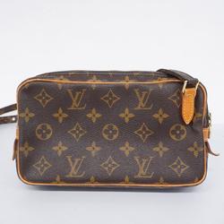 ルイ・ヴィトン(Louis Vuitton) ルイ・ヴィトン ショルダーバッグ モノグラム ポシェットマルリーバンドリエール M51828 ブラウンレディース