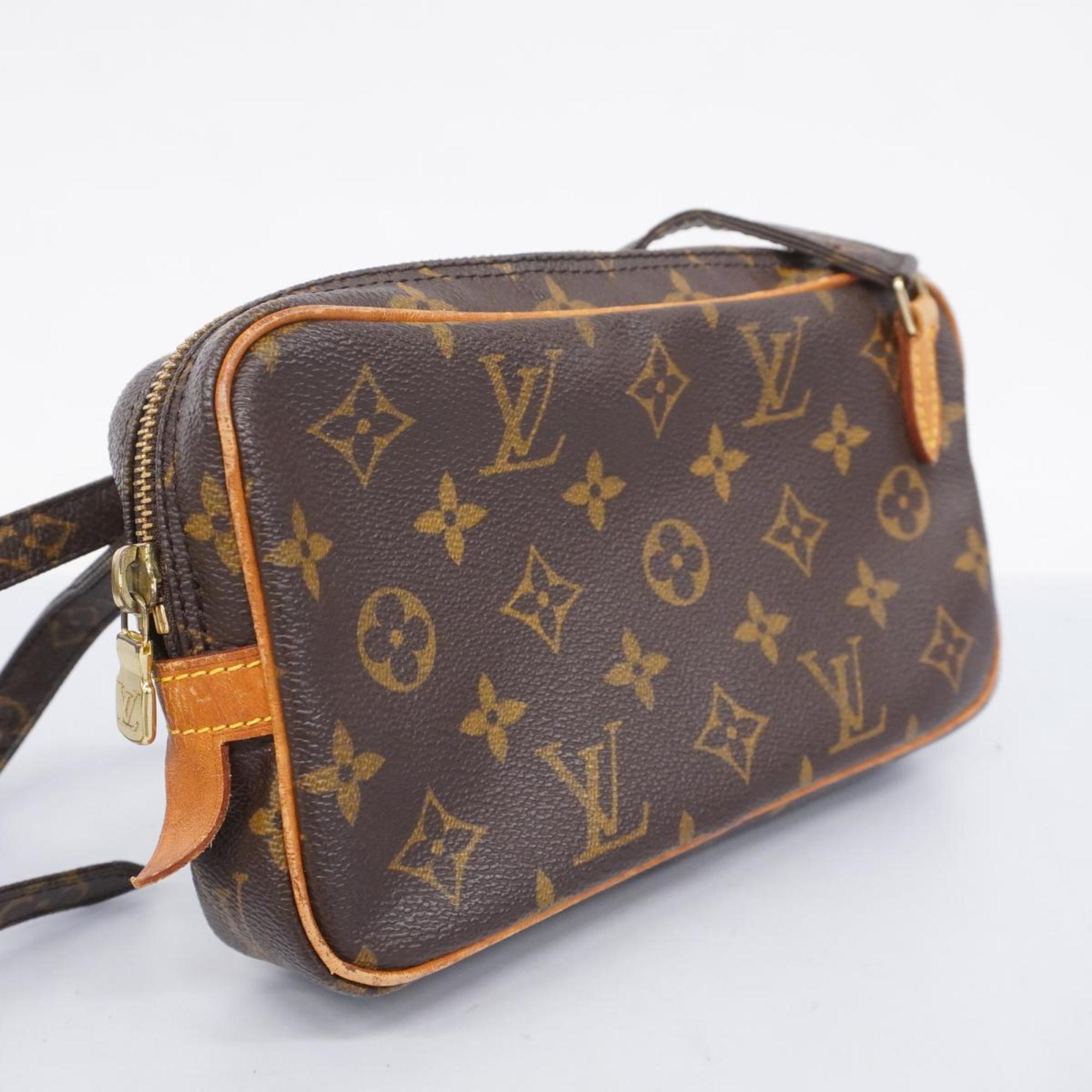 ルイ・ヴィトン(Louis Vuitton) ルイ・ヴィトン ショルダーバッグ モノグラム ポシェットマルリーバンドリエール M51828 ブラウンレディース