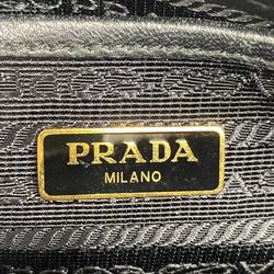 プラダ(Prada) プラダ ショルダーバッグ レザー ブラック   レディース