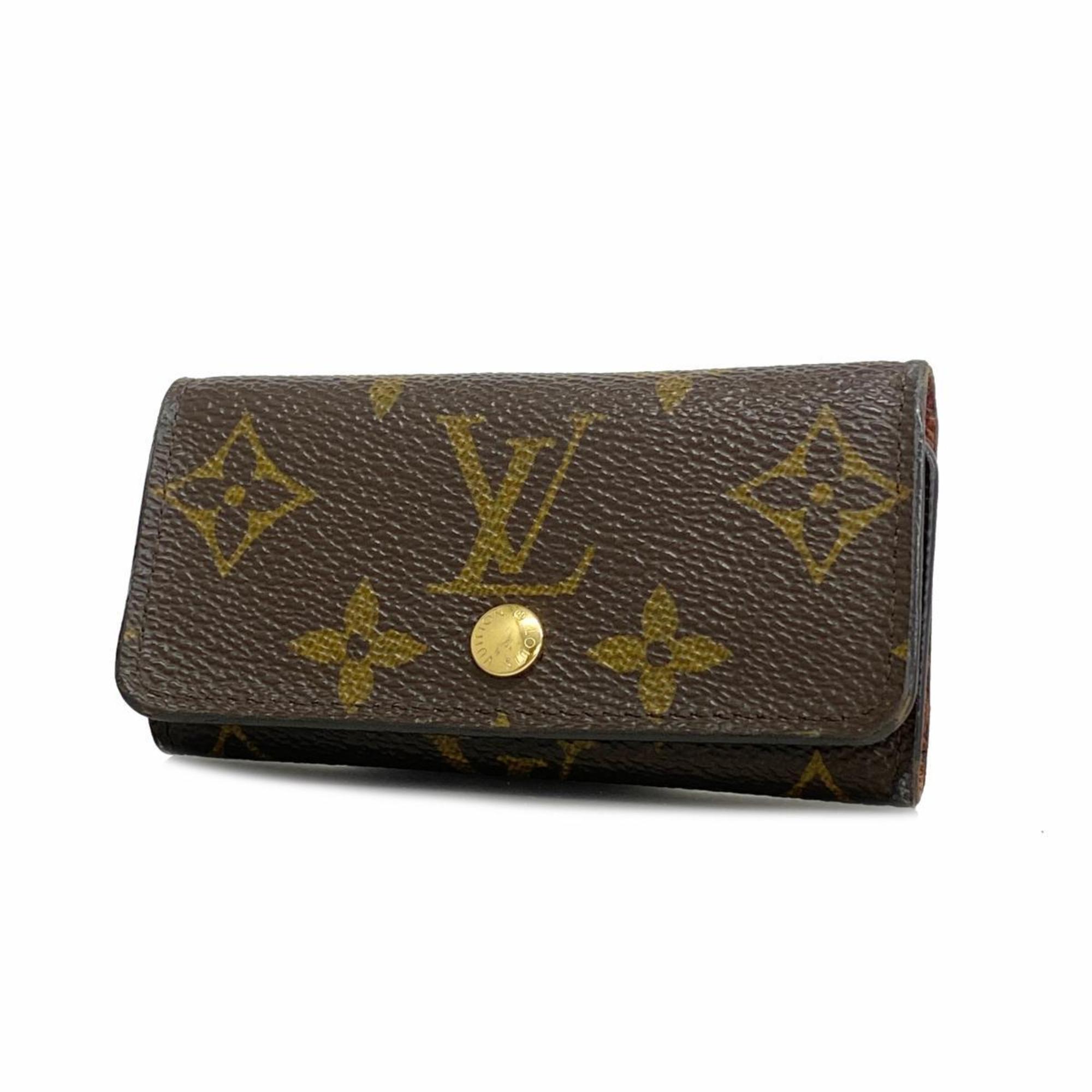 ルイ・ヴィトン(Louis Vuitton) ルイ・ヴィトン キーケース モノグラム ミュルティクレ4 M62631 ブラウンメンズ レディース