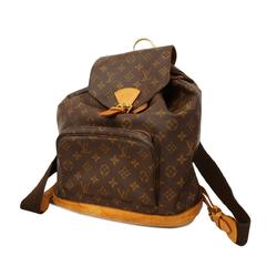 ルイ・ヴィトン(Louis Vuitton) ルイ・ヴィトン リュックサック モノグラム モンスリGM M51135 ブラウンレディース