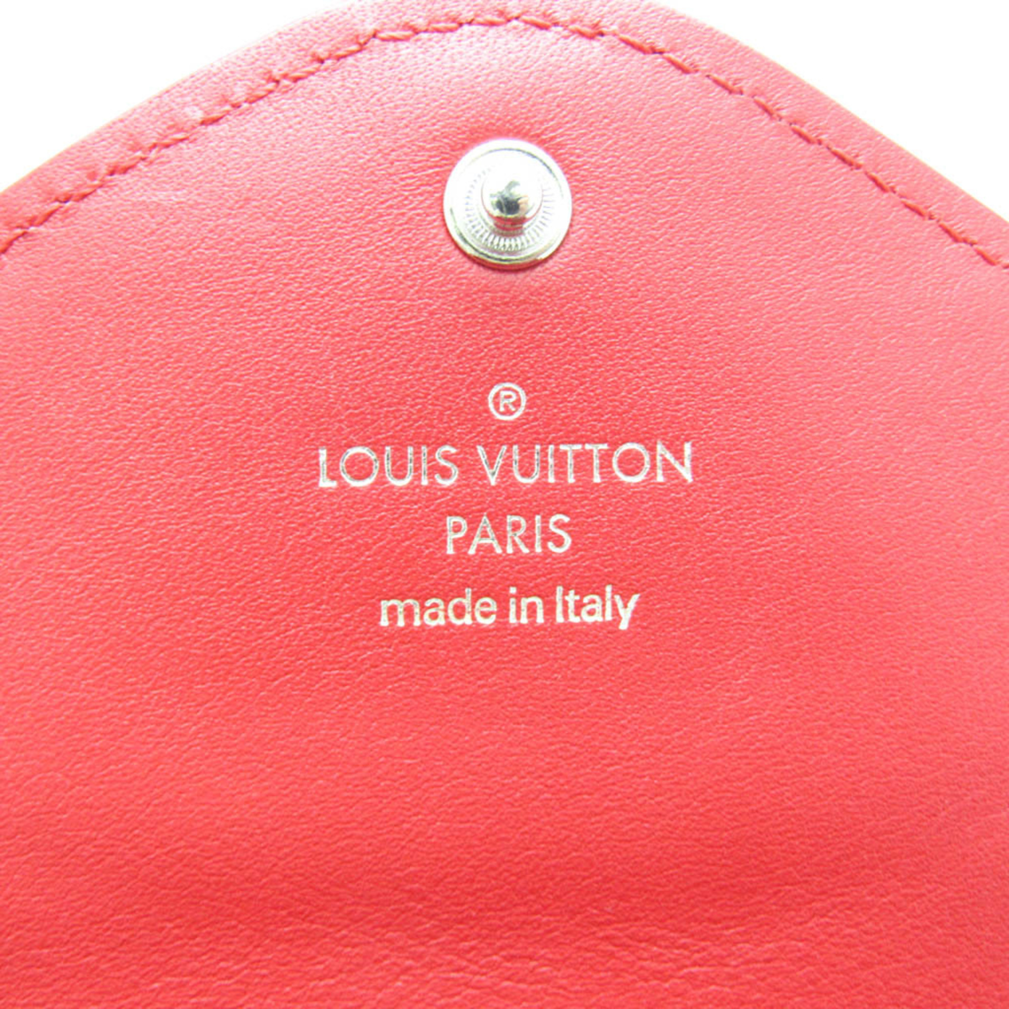 ルイ・ヴィトン(Louis Vuitton) ポルトフォイユロン M63964 レディース レザー 長財布（二つ折り） レッド