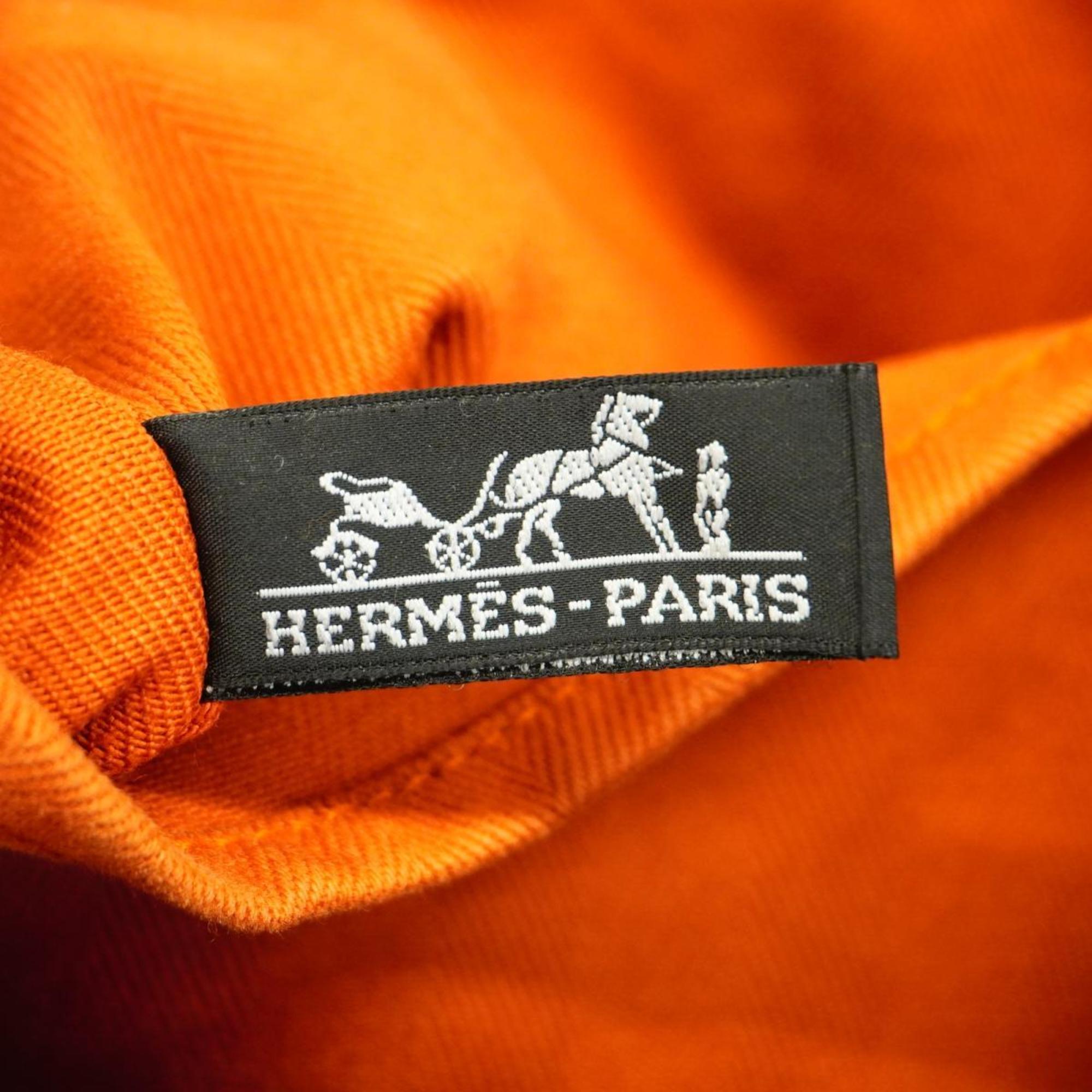 エルメス(Hermes) エルメス トートバッグ ヴァルパライソPM トワルシェブロン オレンジ   レディース