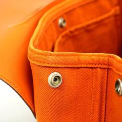 エルメス(Hermes) エルメス トートバッグ ヴァルパライソPM トワルシェブロン オレンジ   レディース