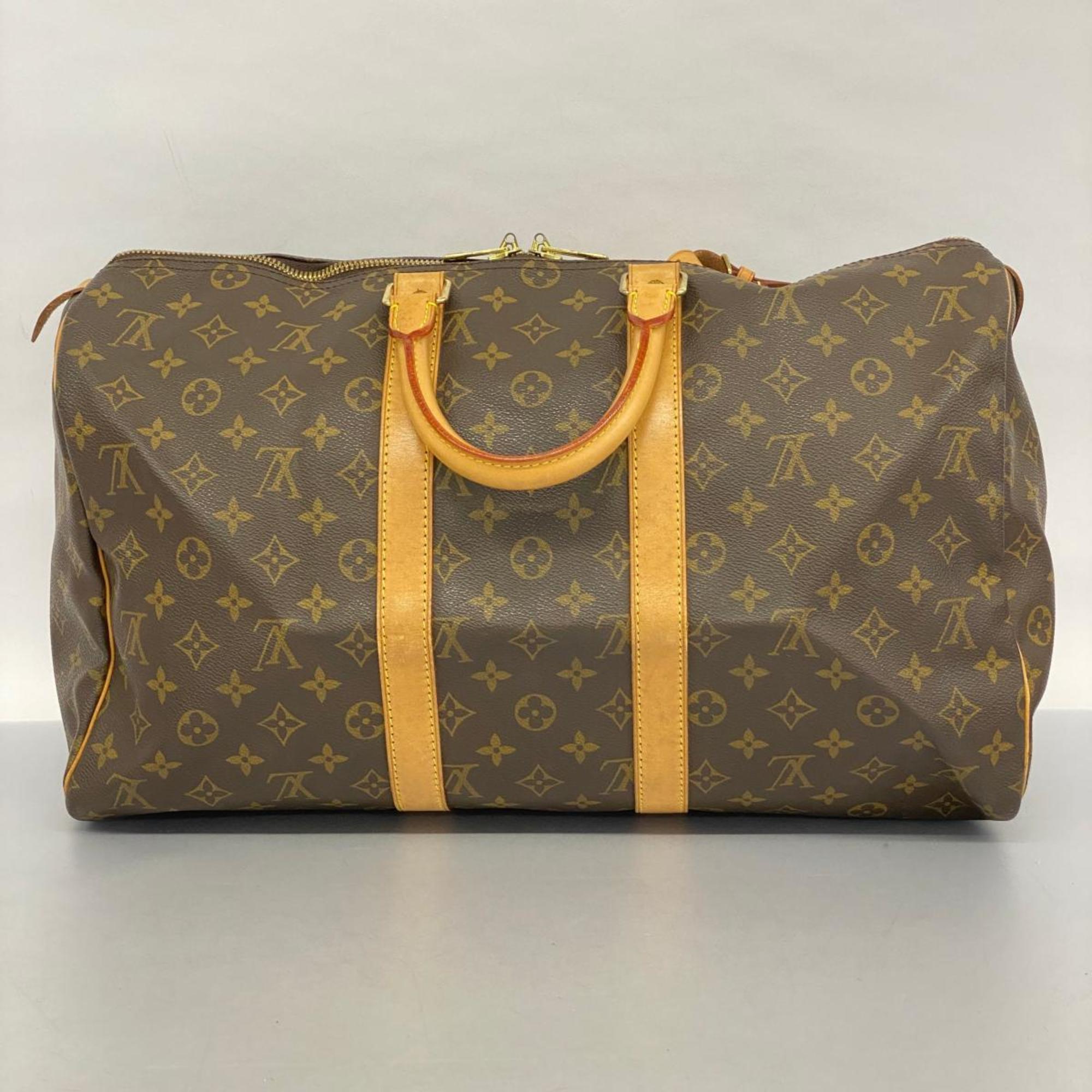 ルイ・ヴィトン(Louis Vuitton) ルイ・ヴィトン ボストンバッグ モノグラム キーポル45 M41428 ブラウンメンズ レディース