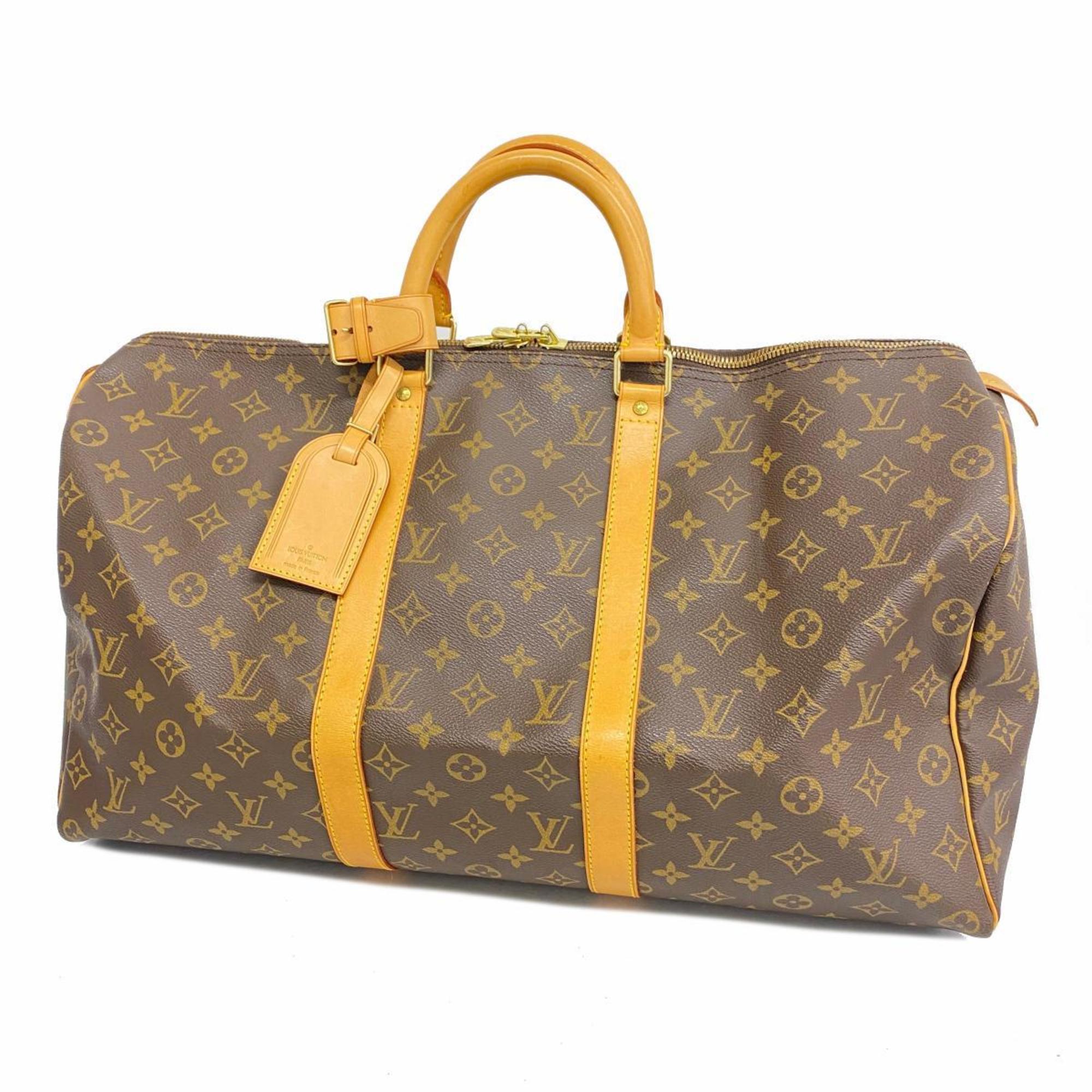 ルイ・ヴィトン(Louis Vuitton) ルイ・ヴィトン ボストンバッグ モノグラム キーポル50 M41426 ブラウンメンズ レディース