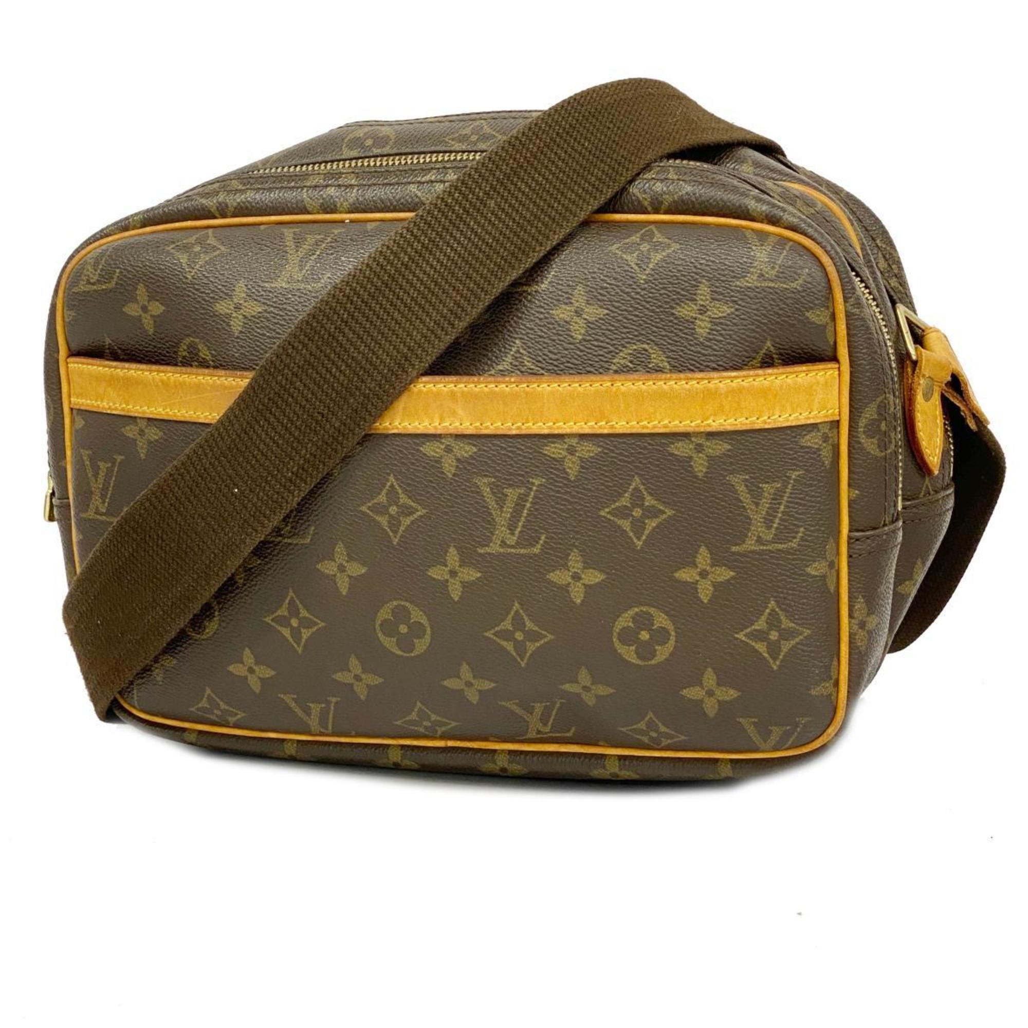 ルイ・ヴィトン(Louis Vuitton) ルイ・ヴィトン ショルダーバッグ モノグラム リポーターPM M45254 ブラウンレディース