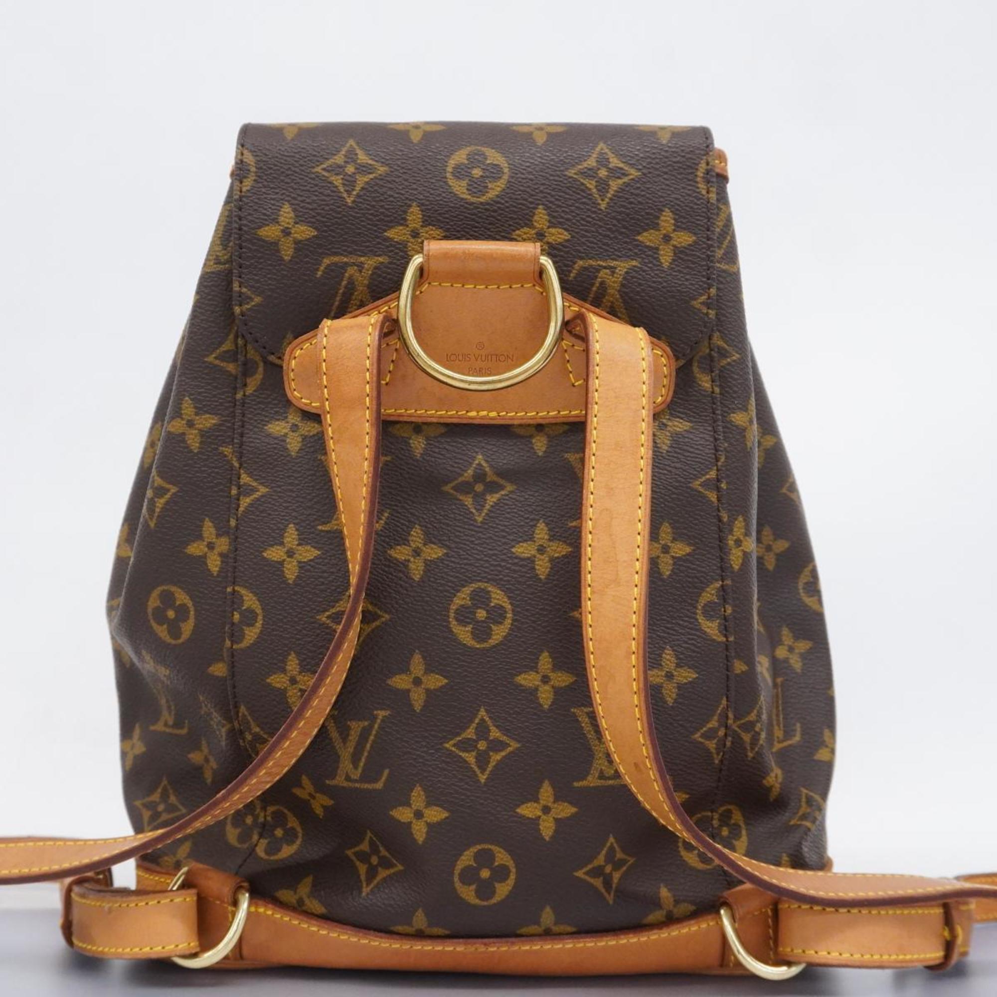 ルイ・ヴィトン(Louis Vuitton) ルイ・ヴィトン リュックサック モノグラム モンスリMM M51136 ブラウンレディース