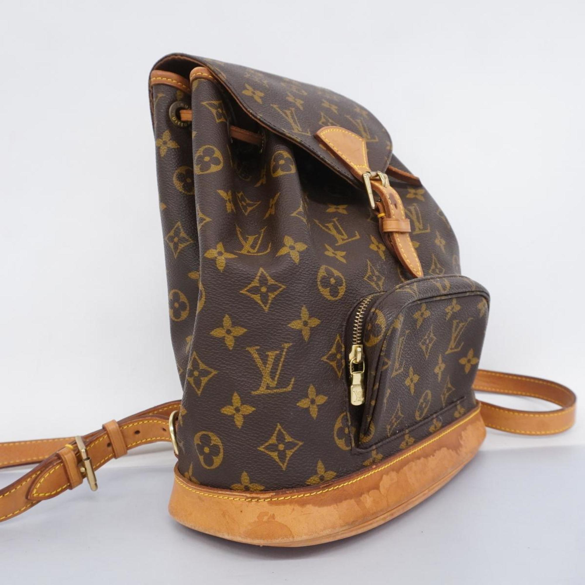 ルイ・ヴィトン(Louis Vuitton) ルイ・ヴィトン リュックサック モノグラム モンスリMM M51136 ブラウンレディース