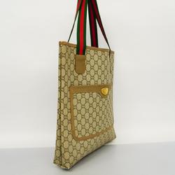 グッチ(Gucci) グッチ トートバッグ シェリーライン グッチプラス  レザー ブラウン   レディース