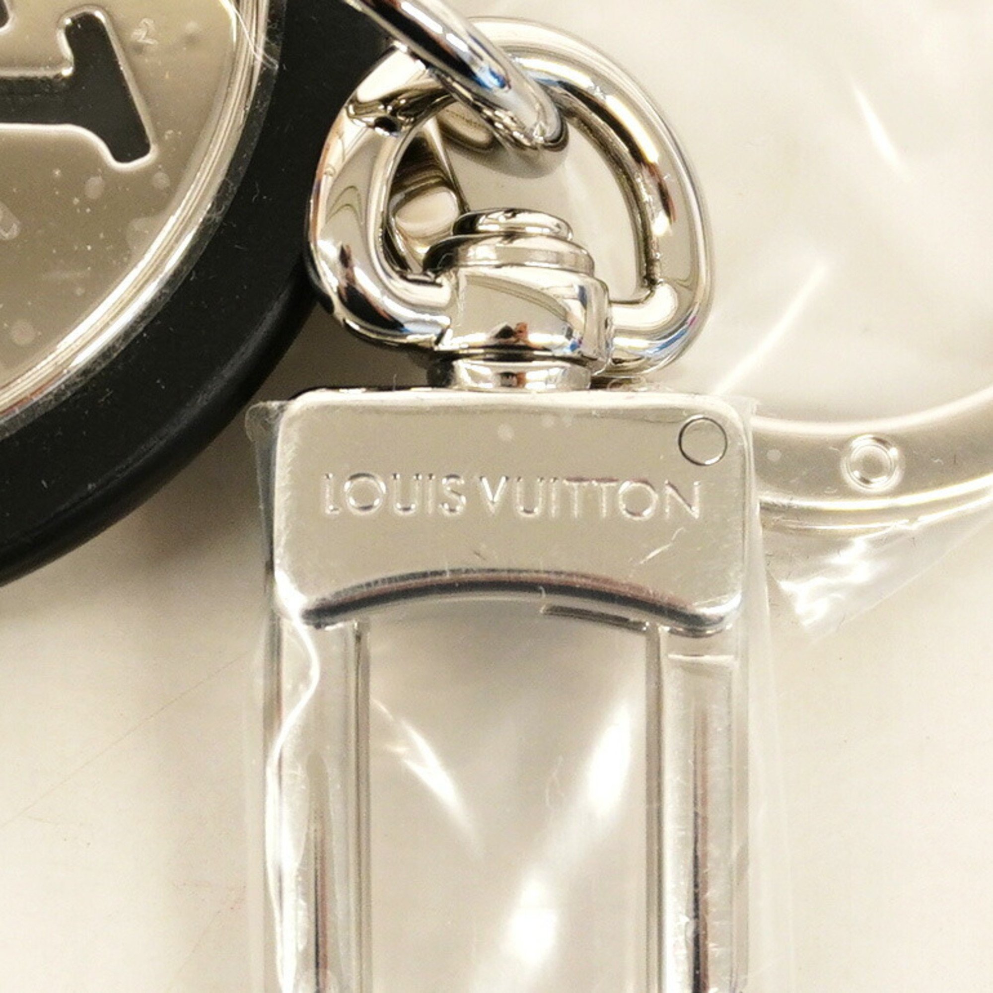 ルイ・ヴィトン(Louis Vuitton) ルイ・ヴィトン キーホルダー キーホルダー LVサークル M00741 ブラック シルバーメンズ