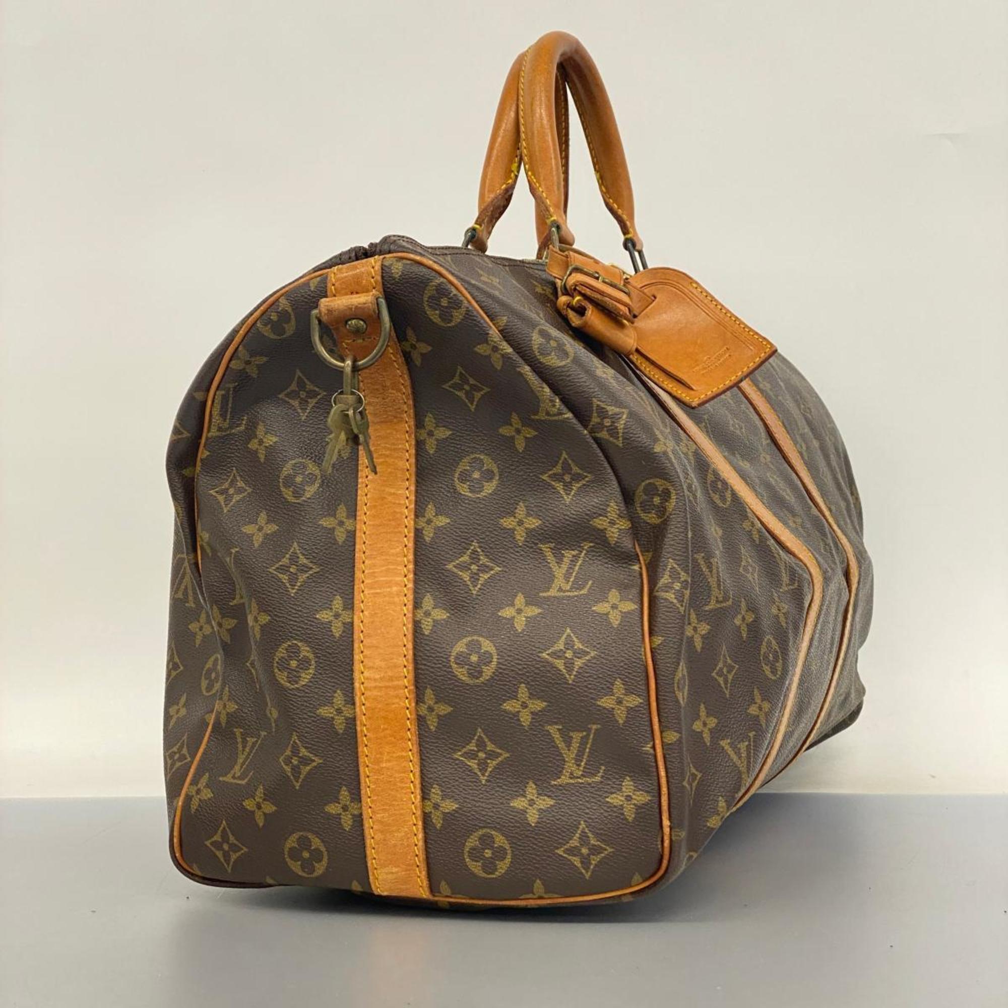 ルイ・ヴィトン(Louis Vuitton) ルイ・ヴィトン ボストンバッグ モノグラム キーポルバンドリエール50 M41416 ブラウンメンズ レディース