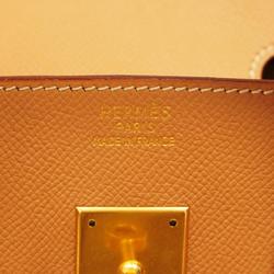 エルメス(Hermes) エルメス ハンドバッグ バーキン35 □D刻印 クシュベル ナチュラルサブレ   レディース