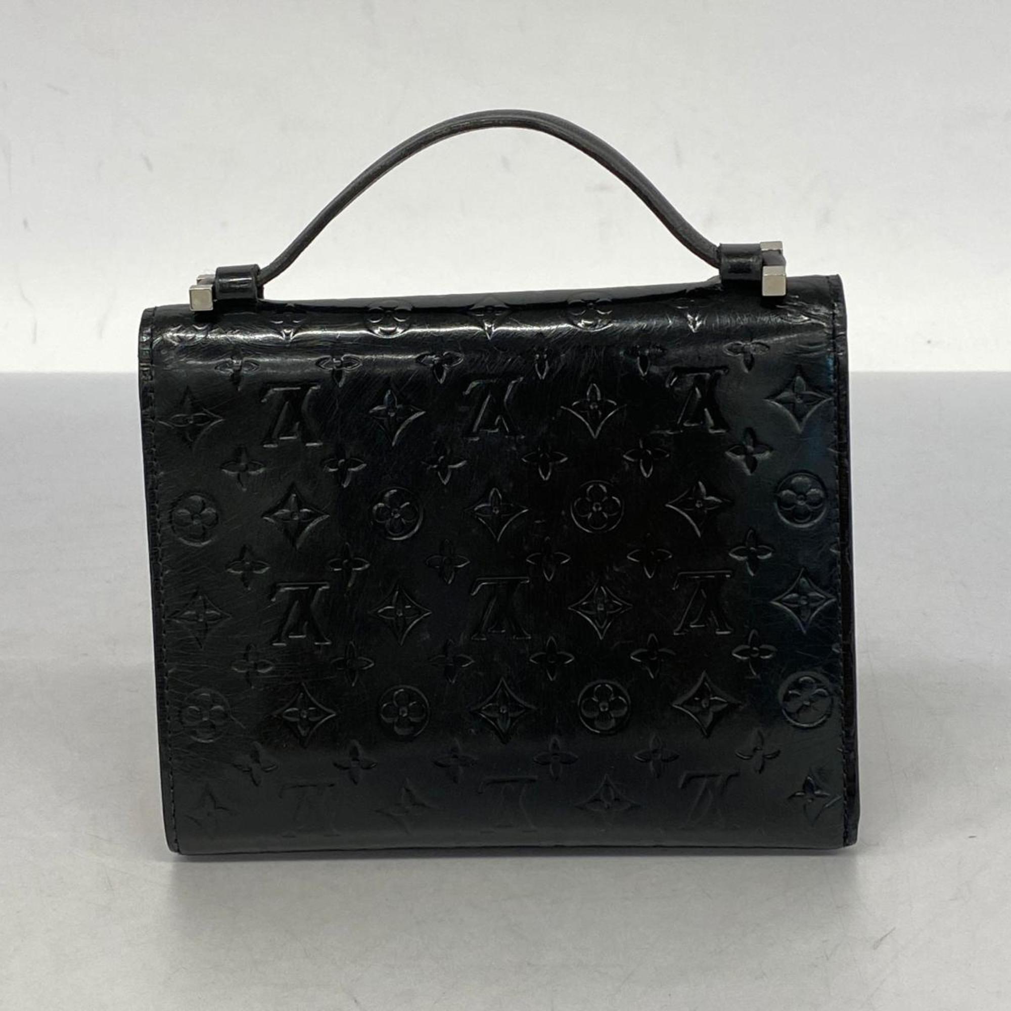 ルイ・ヴィトン(Louis Vuitton) ルイ・ヴィトン 三つ折り財布 モノグラム・グラセ アヌーシュカPM M92232 ブラックレディース