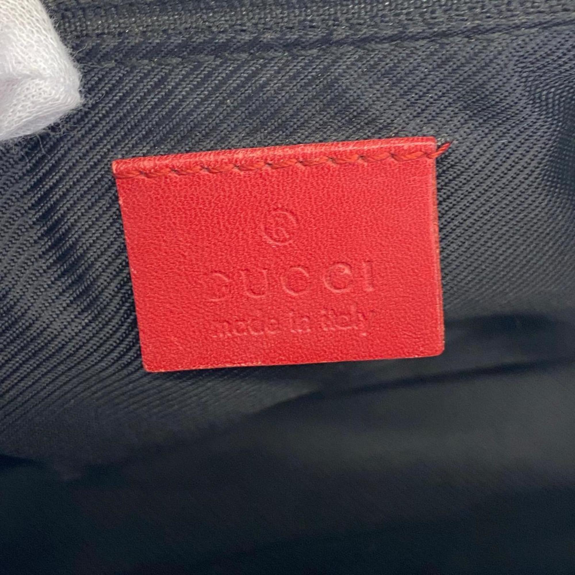 グッチ(Gucci) グッチ ポーチ GGキャンバス 039 1103 キャンバス ブラック ベージュ レッド シャンパン  レディース