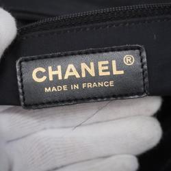 シャネル(Chanel) シャネル トートバッグ ニュートラベル ナイロン ブラック シャンパン レディース