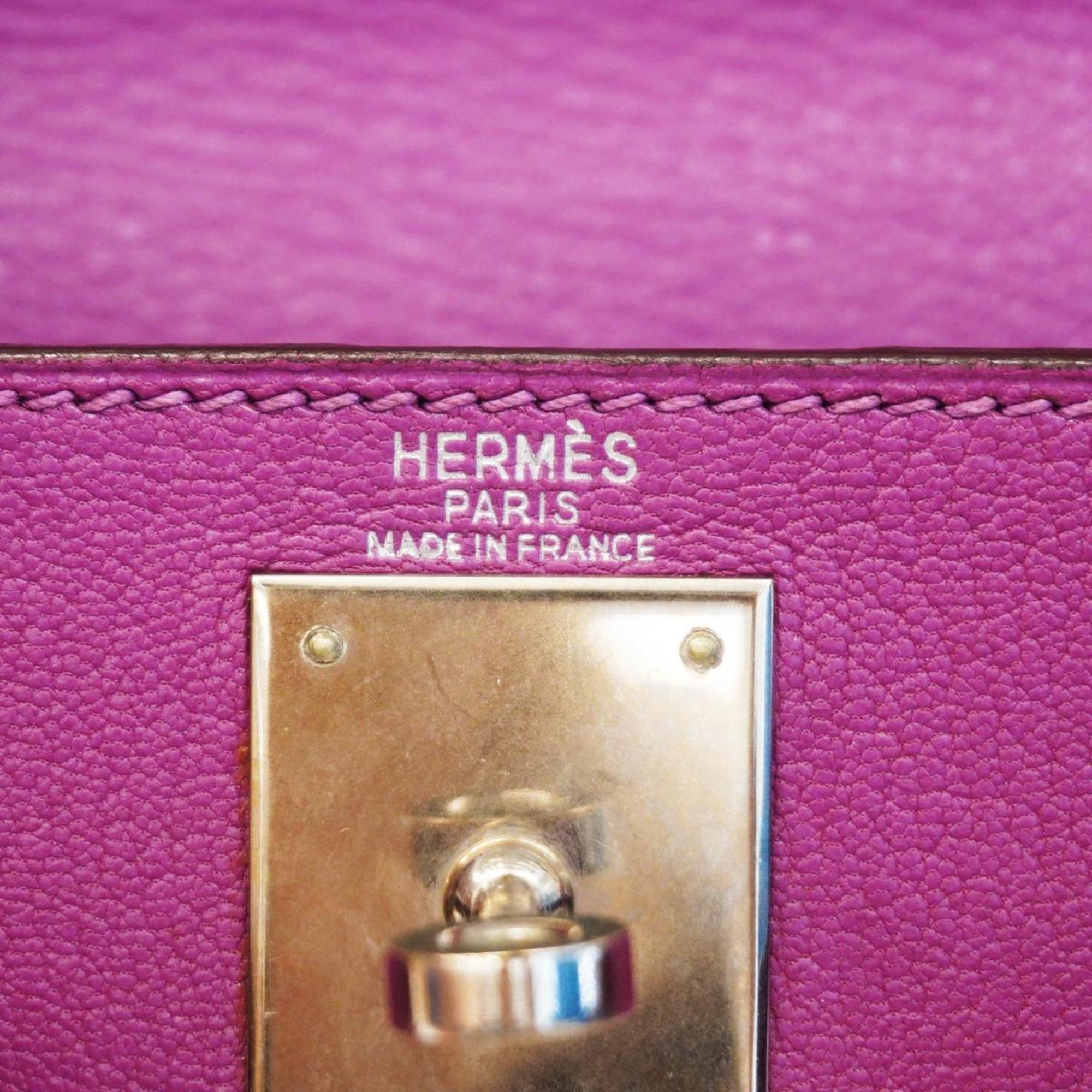 エルメス(Hermes) エルメス ハンドバッグ ケリー28 □H刻印 シェブルミゾル トスカ   レディース