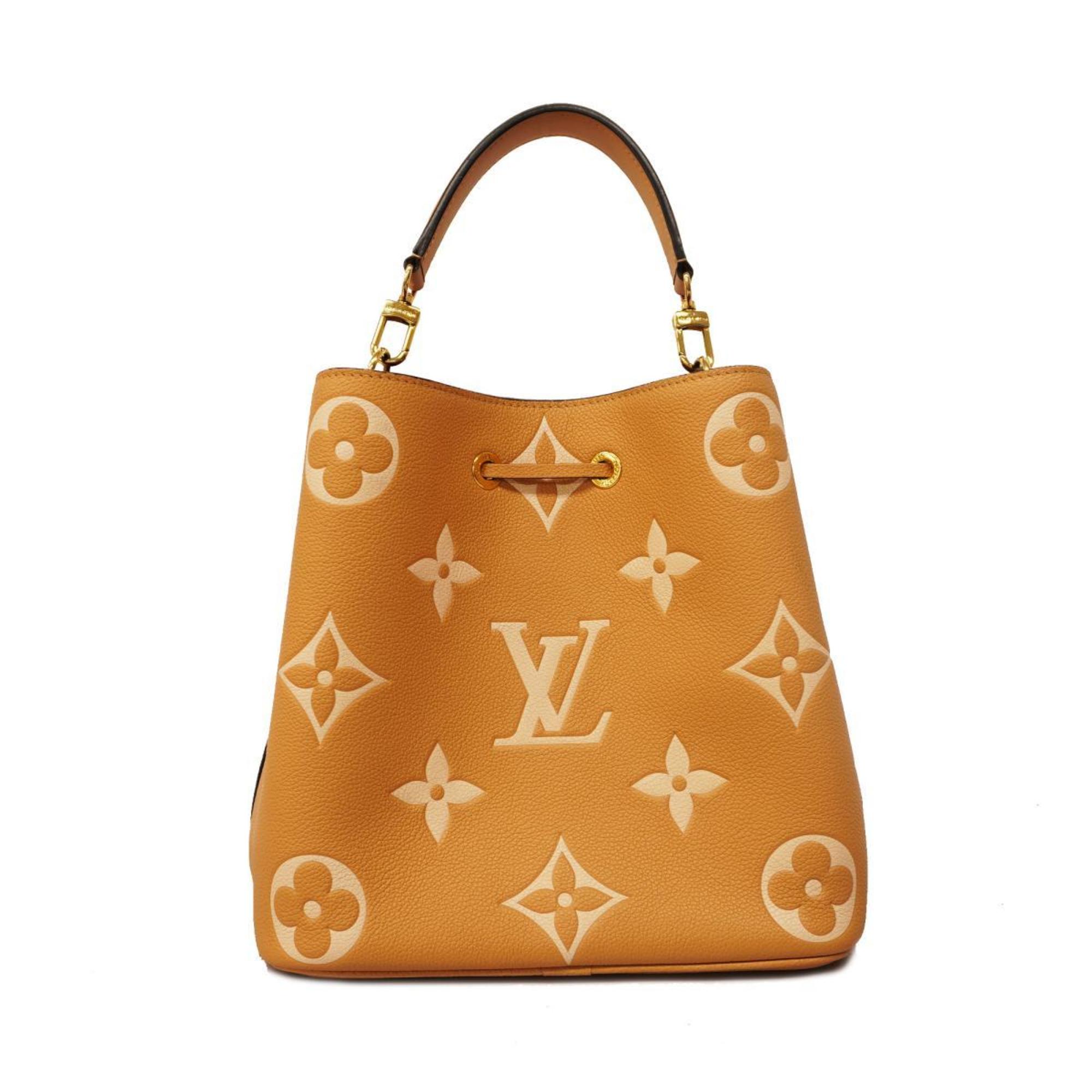 ルイ・ヴィトン(Louis Vuitton) ルイ・ヴィトン ハンドバッグ モノグラム・アンプラント バイカラー ネオノエMM M45808 アリゾナ ベージュレディース