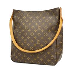 ルイ・ヴィトン(Louis Vuitton) ルイ・ヴィトン ショルダーバッグ モノグラム ルーピングGM M51145 ブラウンレディース