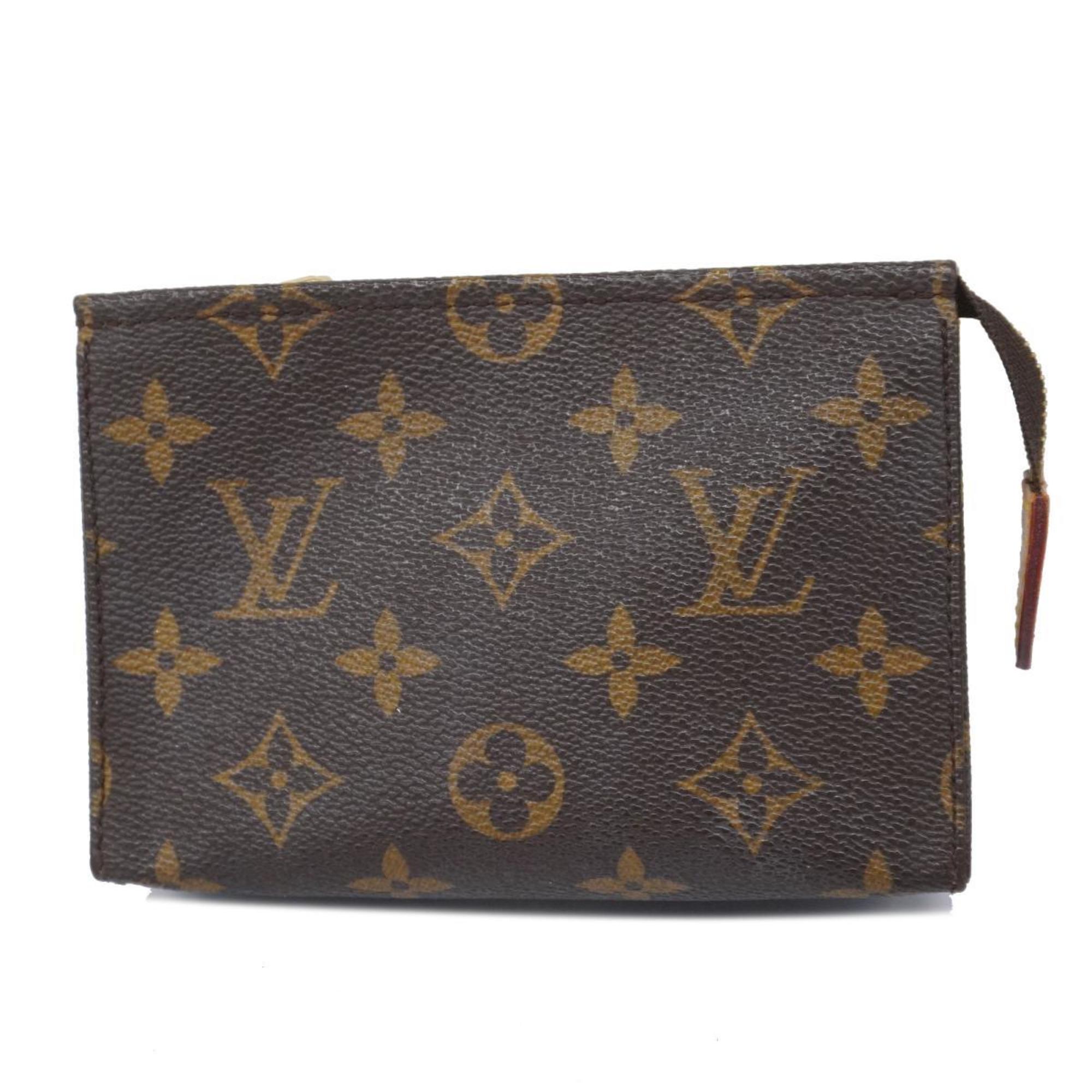 ルイ・ヴィトン(Louis Vuitton) ルイ・ヴィトン ポーチ モノグラム ポッシュトワレット15 M47546 ブラウンレディース