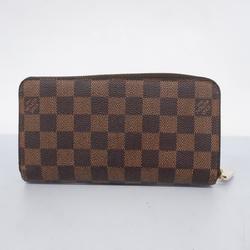 ルイ・ヴィトン(Louis Vuitton) ルイ・ヴィトン 長財布 ダミエ ジッピーウォレット N60015 エベヌメンズ レディース