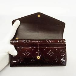 ルイ・ヴィトン(Louis Vuitton) ルイ・ヴィトン 長財布 ヴェルニ ポルトフォイユサラ M90225 グリヨットレディース