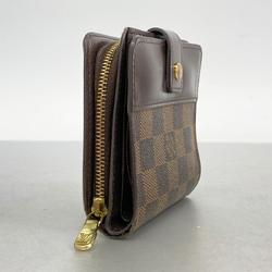 ルイ・ヴィトン(Louis Vuitton) ルイ・ヴィトン 財布 ダミエ コンパクトジップ N61668 エベヌレディース