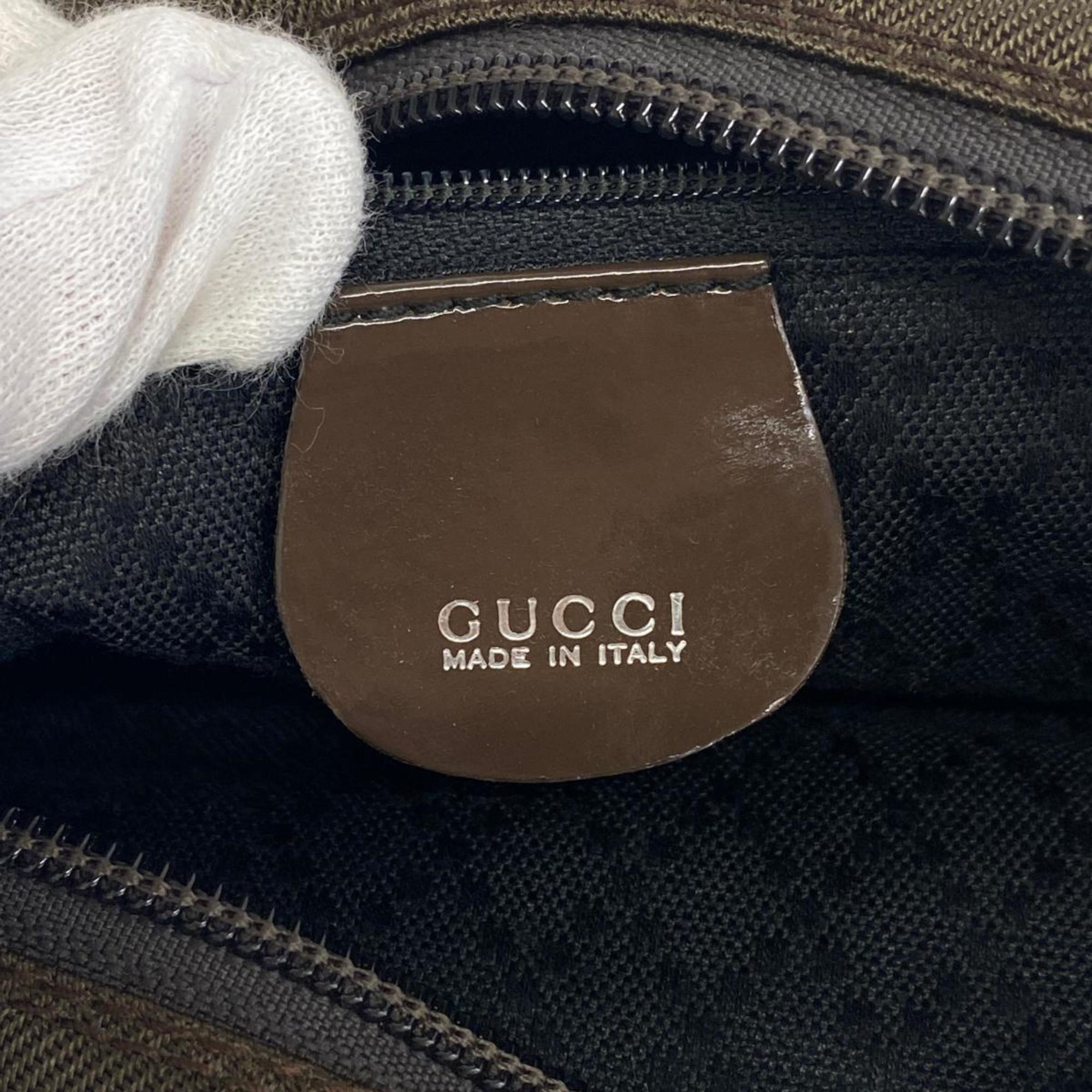 グッチ(Gucci) グッチ ハンドバッグ バンブー 000 2404 0509 ナイロン ブラウン   レディース