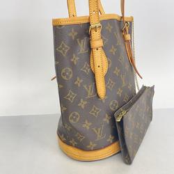 ルイ・ヴィトン(Louis Vuitton) ルイ・ヴィトン トートバッグ モノグラム バケットPM M42238 ブラウンレディース