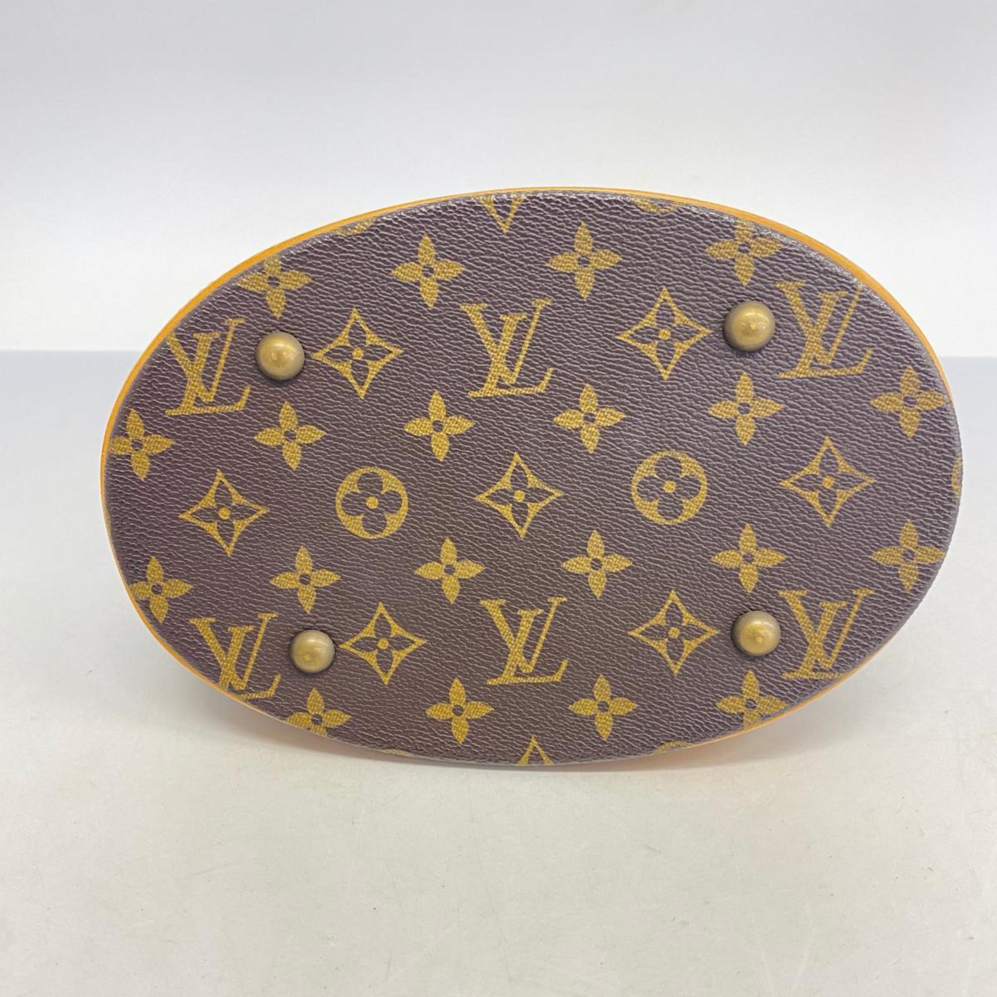 ルイ・ヴィトン(Louis Vuitton) ルイ・ヴィトン トートバッグ モノグラム バケットPM M42238 ブラウンレディース