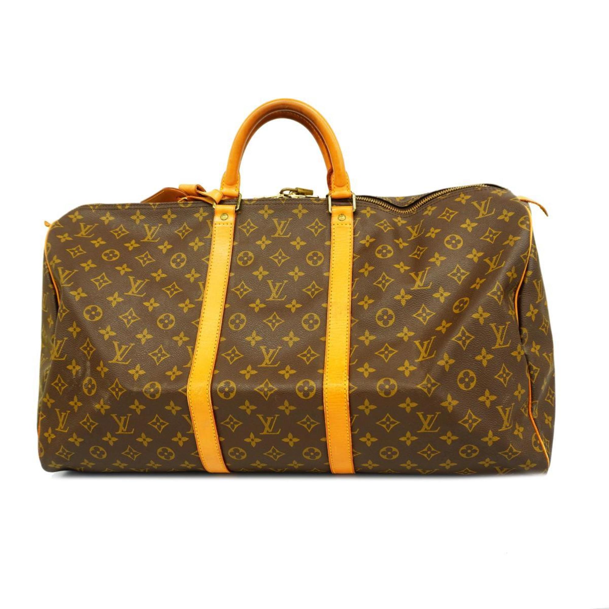 ルイ・ヴィトン(Louis Vuitton) ルイ・ヴィトン ボストンバッグ モノグラム キーポル55 M41424 ブラウンメンズ レディース |  eLADY Globazone