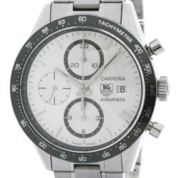 タグホイヤー (TAG HEUER) カレラ タキメーター クロノグラフ ステンレススチール 自動巻き メンズ 時計 CV2011 (外装仕上げ済み) 【中古】