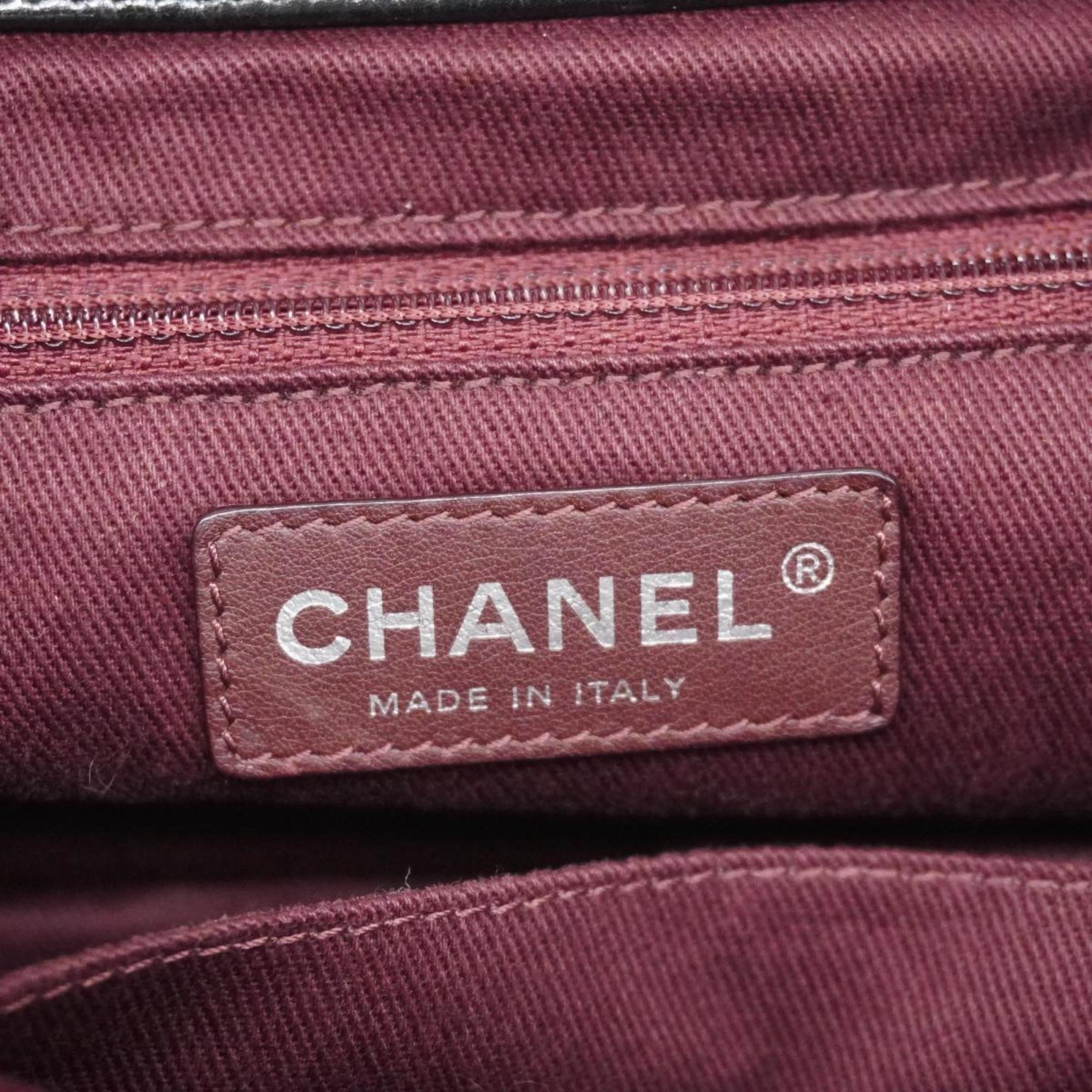 シャネル(Chanel) シャネル ハンドバッグ マトラッセ チェーンショルダー レザー ブラック   レディース