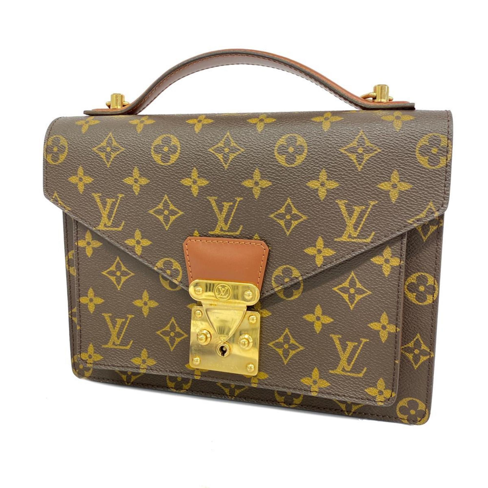 ルイ・ヴィトン(Louis Vuitton) ルイ・ヴィトン ハンドバッグ モノグラム モンソー26 M51187 ブラウンレディース