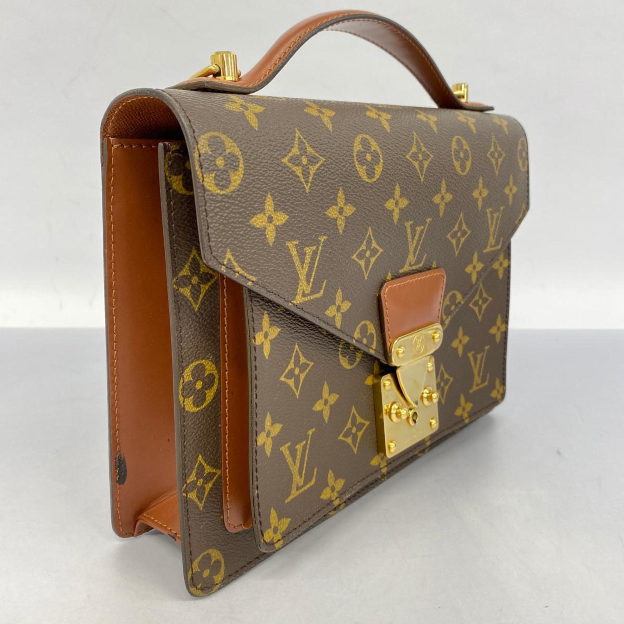 ルイ・ヴィトン(Louis Vuitton) ルイ・ヴィトン ハンドバッグ モノグラム モンソー26 M51187 ブラウンレディース