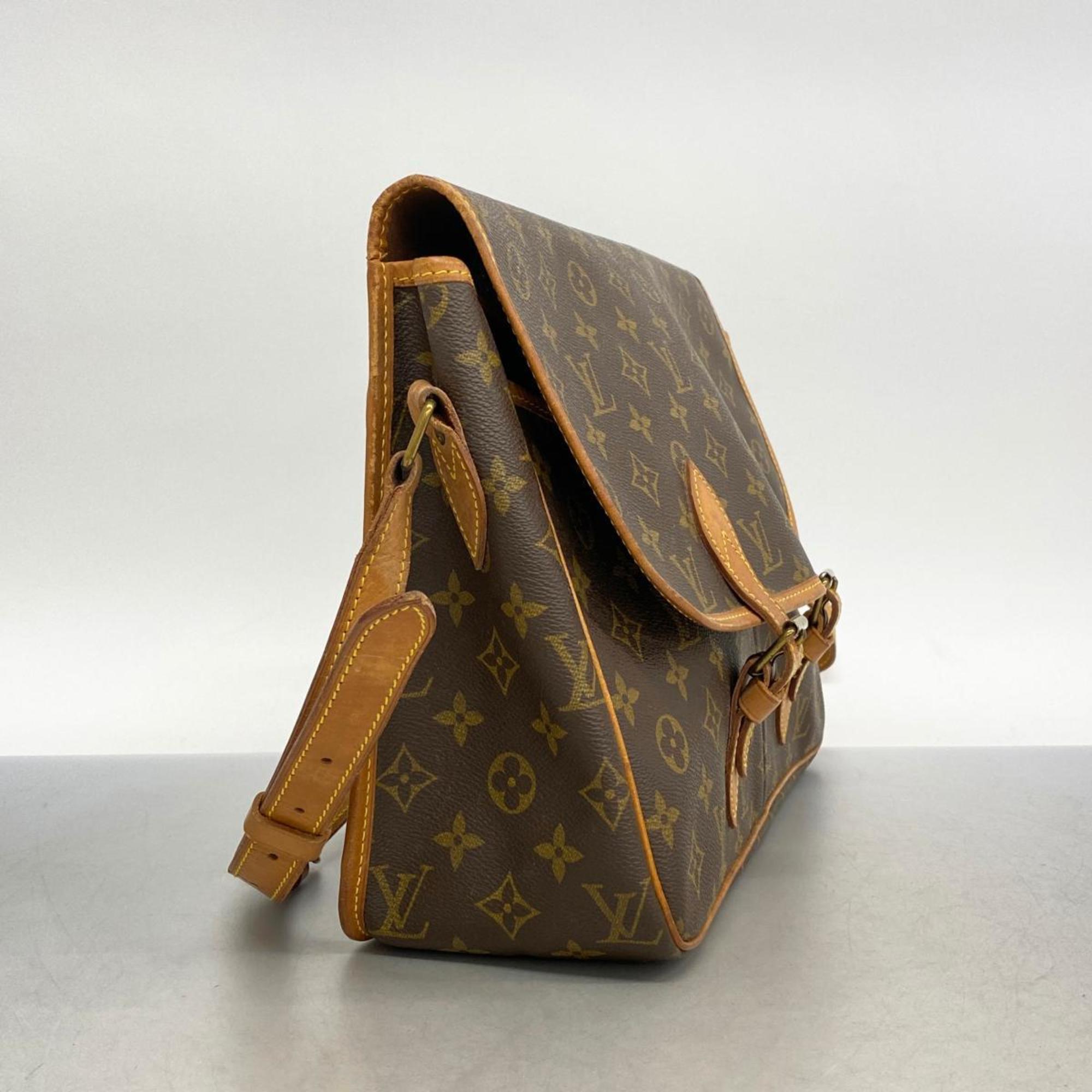 ルイ・ヴィトン(Louis Vuitton) ルイ・ヴィトン ショルダーバッグ モノグラム ジベシエールGM M42249 ブラウンレディース