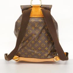 ルイ・ヴィトン(Louis Vuitton) ルイ・ヴィトン リュックサック モノグラム モンスリGM M51135 ブラウンレディース