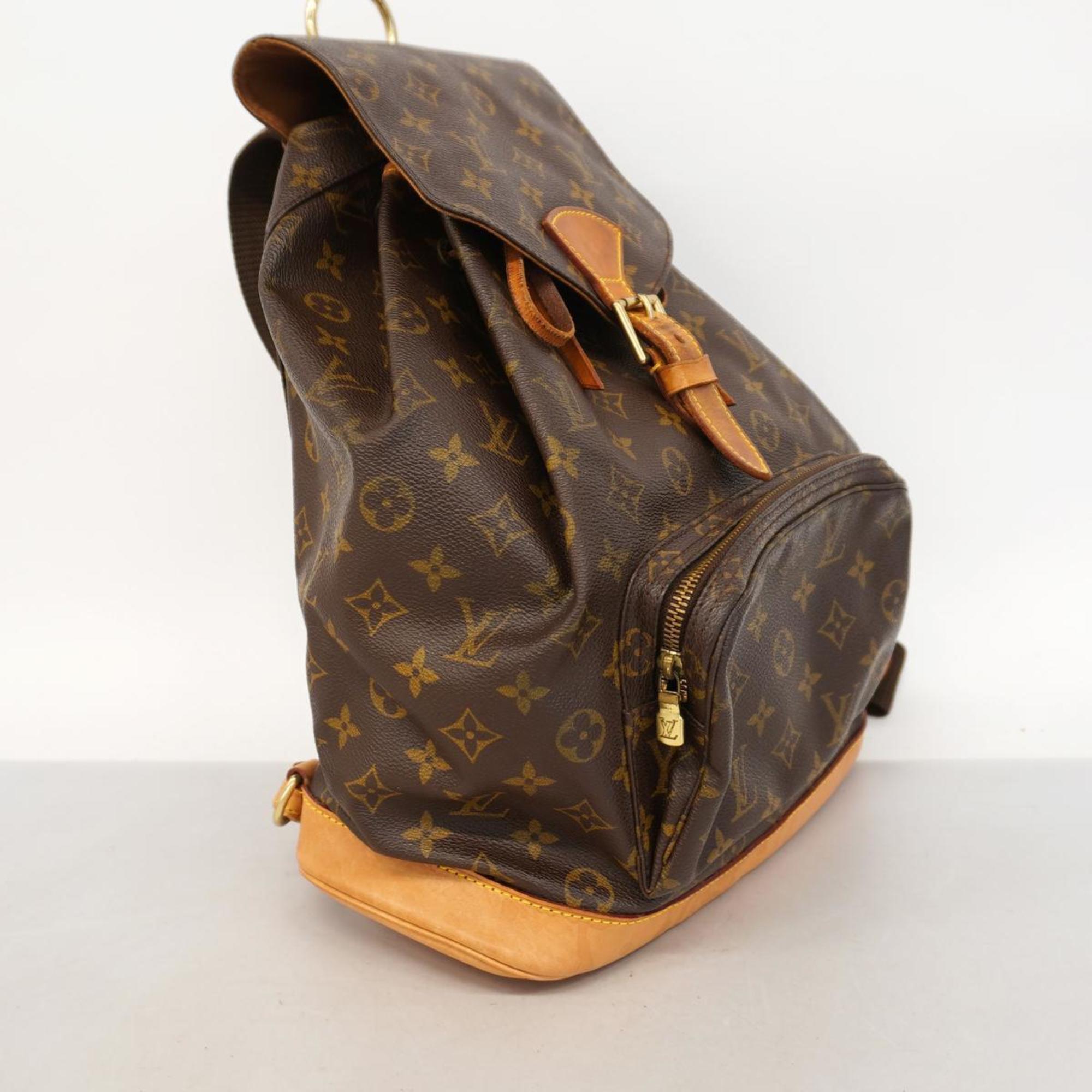 ルイ・ヴィトン(Louis Vuitton) ルイ・ヴィトン リュックサック モノグラム モンスリGM M51135 ブラウンレディース