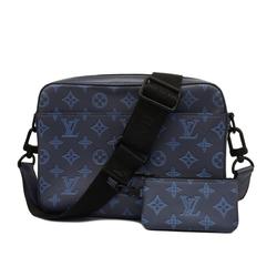 ルイ・ヴィトン(Louis Vuitton) ルイ・ヴィトン ショルダーバッグ モノグラム・シャドウ  デュオ M45730 ネイビーメンズ