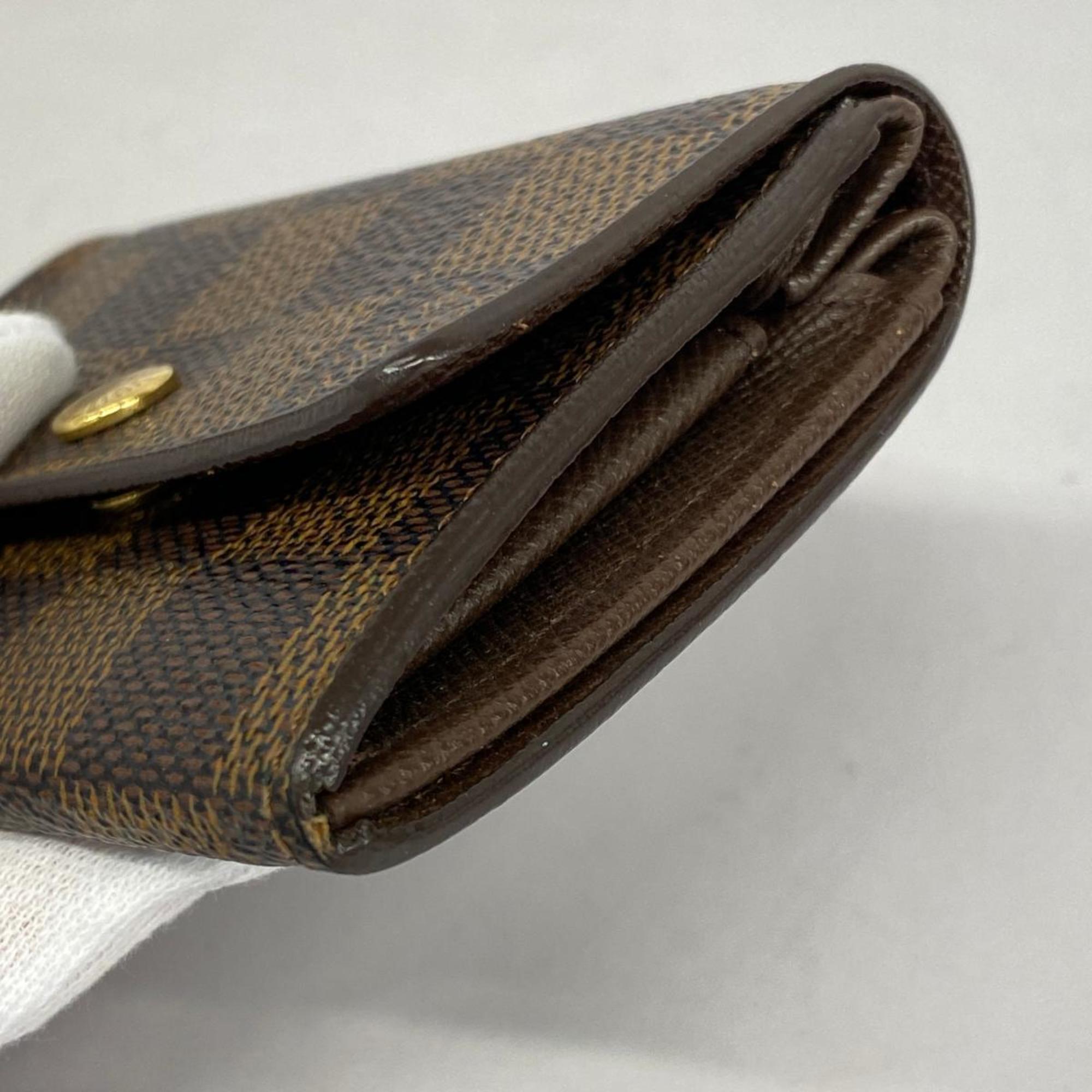 ルイ・ヴィトン(Louis Vuitton) ルイ・ヴィトン 財布・コインケース ダミエ ポルトモネプラ N61930 エベヌメンズ レディース